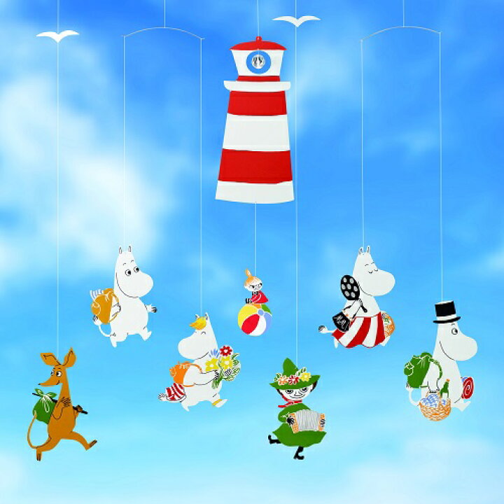 楽天市場】Moomin mobile Picnic ムーミン モビール ピクニック  