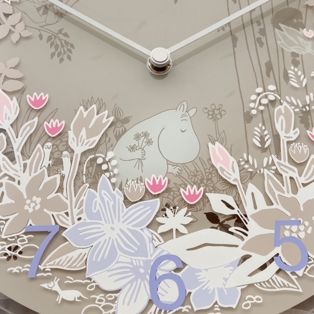楽天市場】MOOMIN ムーミン Wall clock Moomin in the Forest Moomin