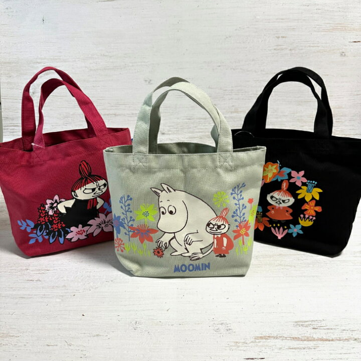 楽天市場】MOOMIN ムーミン グッズ カラーマチ付バッグ フラワー 