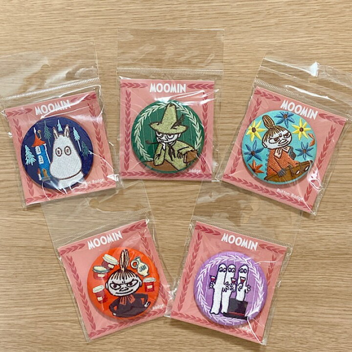 楽天市場】MOOMIN ムーミン 刺繍バッジ 缶バッジ リトルミイ 