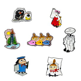 MOOMIN ムーミン ピンバッジ PINBOX ピンボックス ピンブローチ アングリームーミン おしゃれ かわいい 北欧 プレゼント プチギフト 誕生日 母の日 父の日 Xmas ピンBOX