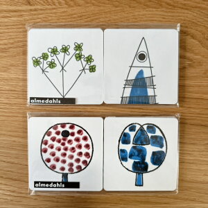 ALMEDAHLS �A�����_�[���X �R�[�X�^�[4���Z�b�g ���� �ؐ� �X�E�F�[�f���� �k�� ���g�� ������� �v���[���g �M�t�g ��̓�