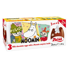 MOOMIN ムーミン チョコレートエッグ チョコエッグ Zaini ザイーニ イタリア フィギュア おまけ入り オマケ 食玩 可愛い かわいい おいしい 北欧 お菓子 プレゼント ギフト バレンタイン ホワイトデー 義理チョコ 友チョコ お返し 誕生日 母の日