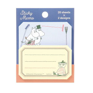 MOOMIN [~ t Green×Brown Blue×Orange STICKY MEMO ӂ [~pp [~}} XitL gD[eBbL[ jj \tX 킢  [ Xe[Vi[ k v