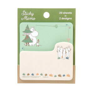 MOOMIN [~ t Green×Brown Blue×Orange STICKY MEMO ӂ [~pp [~}} XitL gD[eBbL[ jj \tX 킢  [ Xe[Vi[ k v