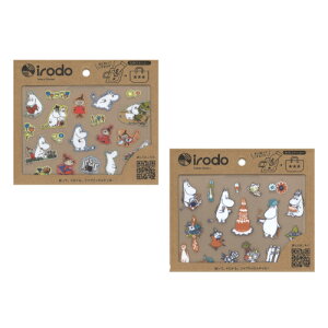 MOOMIN ムーミンの布に貼れる転写シール IRODO ムーミン ムーミンパーティ リトルミイ スナフキン ムーミンパパ ムーミンママ ニョロニョロ イロド ワッペン かわいい 北欧