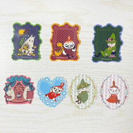 MOOMIN ムーミン ステッカー ムーミン額 リトルミイ額 スナフキン額 ソファー リトルミイ花 スナフキン木の実 リトルミイ木の実 シール 耐性 耐水 デコシール 可愛い 北欧