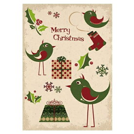 ドイツ クリスマスポストカード クリスマスカード ポストカード 絵はがき アート メッセージカード インテリア おしゃれ 可愛い Xmas