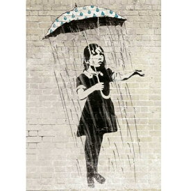 ポストカード Banksy バンクシー Streetart Step into the World...ドイツ製 絵はがき メッセージカード インテリア おしゃれ