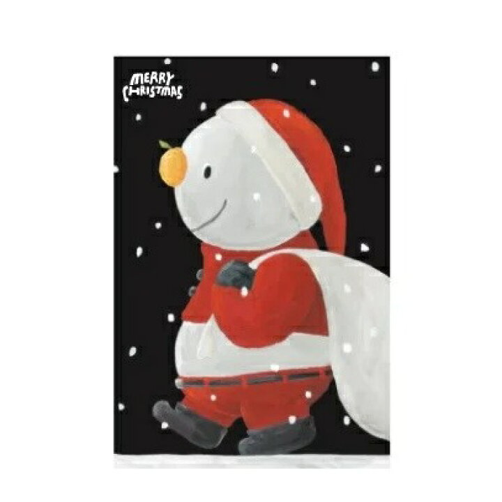 楽天市場 クリスマスポストカード 武内祐人 アイボリー Xmasカード サンタ トナカイ シロクマ ペンギン イラスト かわいい 可愛い おしゃれ メッセージカード インテリアアートhygge