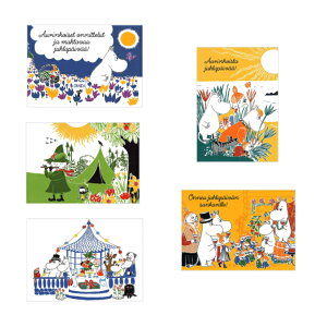 MOOMINムーミンポストカード PALETTI パレッティ フィンランド 北欧 かわいい おしゃれ メッセージカード