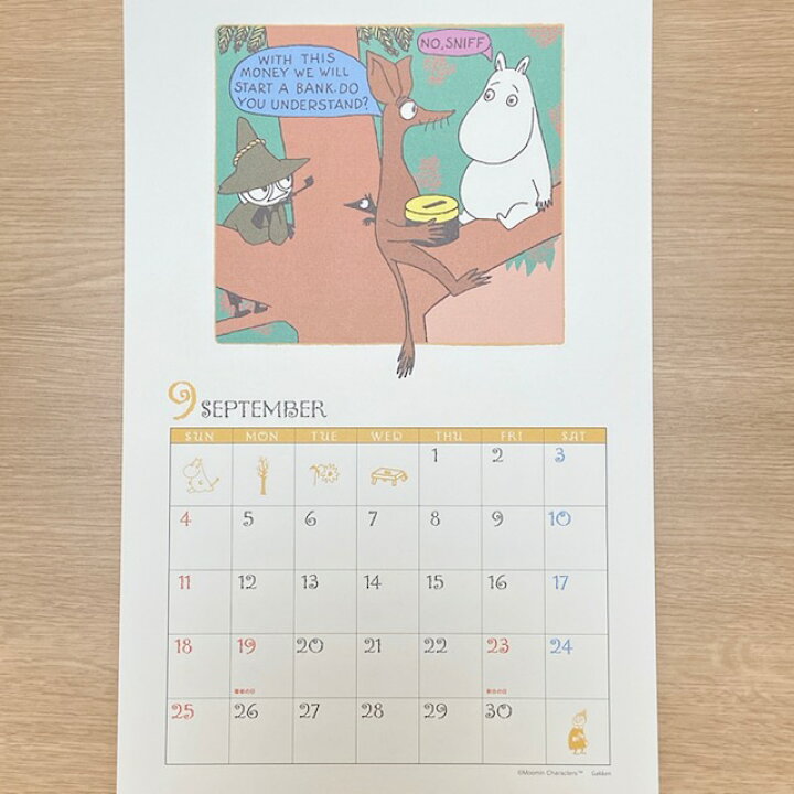 楽天市場 Moomin ムーミン 22年 原画 カレンダー 壁掛け ムーミンパパ ムーミンママ フローレン リトルミイ 可愛い かわいい インテリアアートhygge