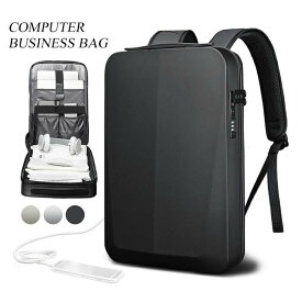 リュック リュックサック バッグ PCバッグ ビジネスバッグ パソコンバッグ プラスチック 撥水　メンズバッグ　メンズ　ショルダーバッグ　フリーケース　鞄　紳士　大容量 　カジュアル　贈り物　旅行　出張　通勤　通学　ギフト 16inch