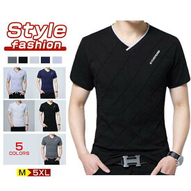 【M-5XL】ゴルフウェア ポロシャツ 春 春夏半袖 Vネックメンズ ロンT メンズ トップス Tシャツ スポーツポロシャツ メンズスプリング カットソー 大きいサイズ メンズファッション カジュアル 保温性 秋物 スムース インナー