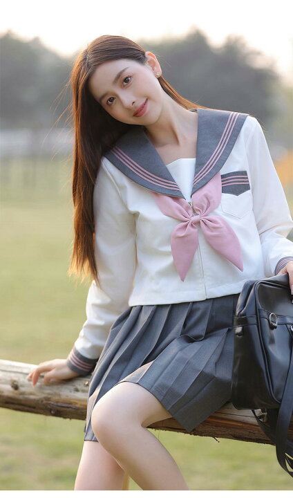 楽天市場】S~3XL セーラー服 レディース 半袖 長袖 制服 夏用 高校生  