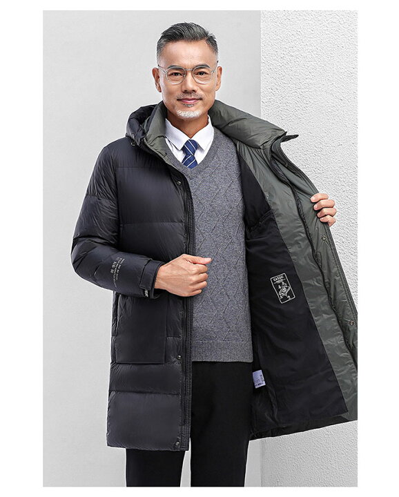 楽天市場】M~3XL ダウンジャケット メンズ 厚手 ダウン90% ダウン  