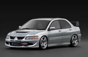 IG3834�@1/18�@Mitsubishi Lancer Evolution8 MR (CT9A) Silver