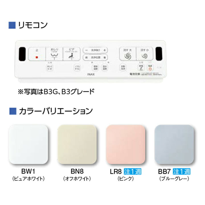 楽天市場】【YBC-B30S DT-B353N】 《TKF》 リクシル ベーシアシャワー 