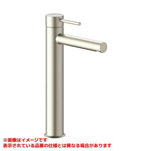 【LF-YE340SYHC/SNI】 《TKF》 リクシル シングルレバー混合水栓(eモダン・ベッセル用ロングタイプ・エコハンドル・排水栓なし) ωη0