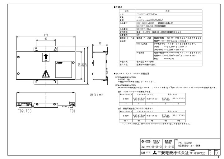 楽天市場】【PAC-SC51KU】 《TKF》 三菱電機 空調管理システム 給電 