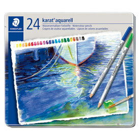 【125 M24 《53557》】 《TKF》 ステッドラー カラトアクェレル水彩色鉛筆24色 ωυ2
