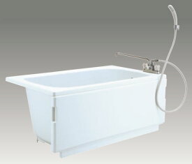 【KF-1101S-F-GH2】 《TKF》 クボタ FRP浴槽 1方全エプロン ホールインワン適応品(デッキ水栓対応型) ホワイト・アイボリー ωβ1