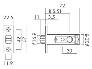 Gg[Ń|CgobNΏہZ 7ST-51 ptg ֗p 7b` nCo[p b` obNZbg51mm `[u `[u b`    񂹕i
