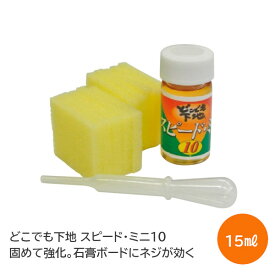 高島 どこでも下地 スピード・ミニ10（15ml）壁・天井の下地づくり スピードミニ 耐荷重35kg 下地作成キット