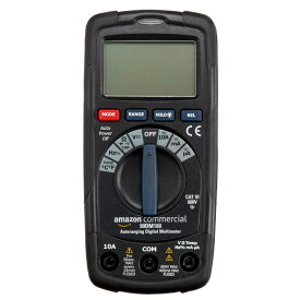 【在庫処分】AmazonCommercial 4000 カウント オートレンジング デジタル マルチメーター 測定 計測 工具