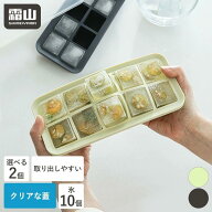 霜山 キッチン 冷凍庫 角型 10個 アイスキューブ 熱中症 アイストレイ シリコン製氷皿 大きい 冷たい 製…