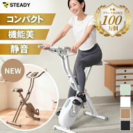 【LINE追加全員5%OFF】フィットネスバイク 静音 折りたたみ 小型 ルームバイク 独自開発の非接触式airホ…