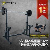 【30%OFF/訳あり品/アウトレット】バーベルスタンド ベンチプレス トレーニングベンチ バーベル 高さ調整…