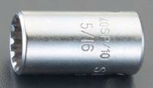 �G�X�R (ESCO) EA617XJ-4 1/4"DRx5/16" �X�v���C���\�P�b�g EA617XJ-4 �y2�Z�b�g�z