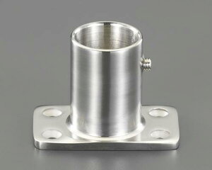 エスコ (ESCO) EA951EW-16 φ25mm パイプ用ベース(ステンレス製) EA951EW-16 【5個セット】