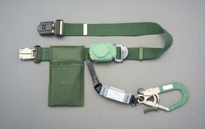 エスコ (ESCO) EA998P-12A 墜落制止用器具(胴ベルト型/巻取式) EA998P-12A