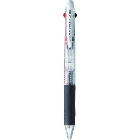 uni　ジェットストリーム3色ボールペン　透明 ( SXE340038.T ) 【10本セット】 三菱鉛筆（株）