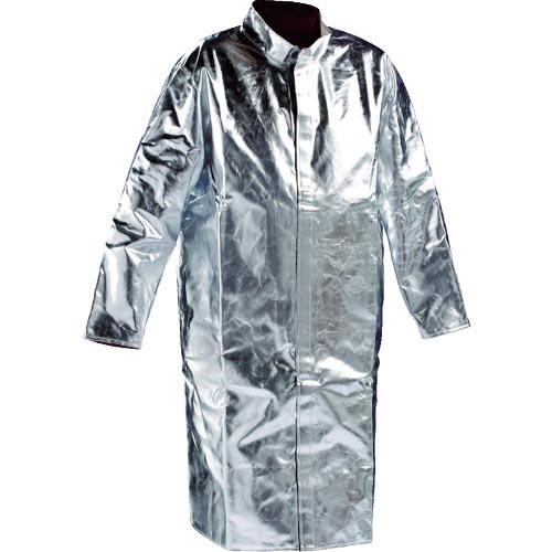 ＪＵＴＥＣ 耐熱保護服 コート Ｌサイズ HSM120KA-1-52 ( HSM120KA152 ) ＪＵＴＥＣ社のサムネイル