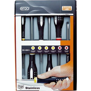 BAHCO ( �X�i�b�v�I���E�c�[���Y ) �O���b�v�h���C�o�[ �G���S�X�e�����X�h���C�o�[ 6�{�Z�b�g BE-8020I�A8040I�� ( BE-9881I )