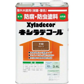 KANSAI　キシラデコール　オリーブ　3．4L　 ( 00017670530000 ) 【4缶セット】 （株）カンペハピオ