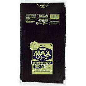ジャパックス　業務用MAX　90L黒10枚0．025 S-92 ( S92 ) （株）ジャパックス