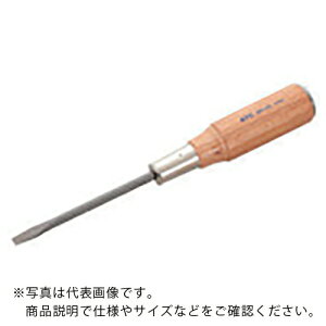 KTC 木柄ドライバ マイナス貫通タイプ 刃先5.5マイナス 全長170mm ( MD-75 ) 京都機械工具(株)