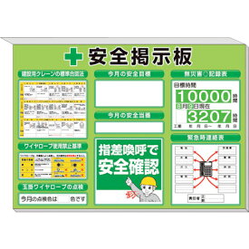 ユニット　ミニ掲示板　クレーン合図法他入　緑地 313-89G ( 31389G ) ユニット（株）