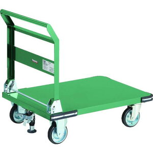 TRUSCO 鋼鉄製運搬車 折りたたみ式 900X600 Φ150プレス車 Lストッパー付 PHO-2SS ( PHO2SS ) トラスコ中山(株)