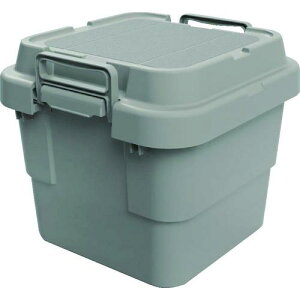 TRUSCO トランクカーゴ フラット天板仕様 30L グレー ( GYCF-30 ) トラスコ中山(株)