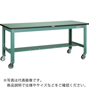 TRUSCO ( �g���X�R���R ) ���׏d��Ƒ�(300kg)HW�^ 1200X750XH831 ��100�E���^���L���X�^�[�t �O���[���F ( RHW-1200CU100 )