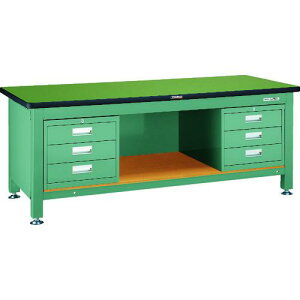 TRUSCO ( �g���X�R���R ) �d�׏d��Ƒ�(3000kg)TWZ�^ 1800X750XH740 3�i���oX2�t �O���[���F ( RTWZ-1800D3D3 )