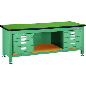 TRUSCO d׏dƑ(3000kg)TWZ^ 1800X750XH740 4ioX2t O[F ( RTWZ-1800D4D4 ) gXRR()