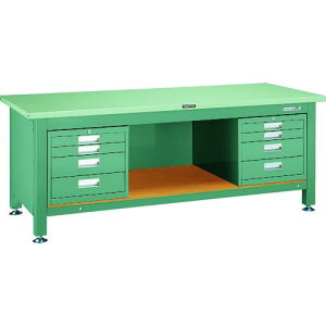 TRUSCO d׏dƑ(3000kg)TWZ^ 1800X750XH740 4ioX2t O[F ( STWZ-1800D4D4 ) gXRR()