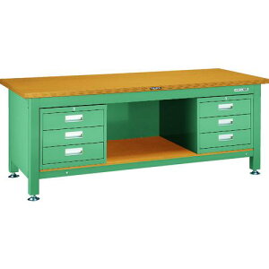 TRUSCO ( �g���X�R���R ) �d�׏d��Ƒ�(3000kg)TWZ�^ 1800X750XH740 3�i���oX2�t �O���[���F ( TWZ-1800D3D3 )