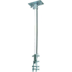 TRUSCO 全閉式工場扇 ゼフィール用 ハンガーアングル(メッキ)のみ ( TFZP-H-M ) トラスコ中山(株)